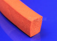 Electrical Appliance Silicone Foam Rubber Strips Anti Aging Square Elastic